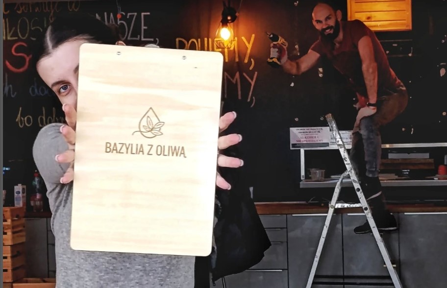 Wnętrze restauracji Bazylia z Oliwa
